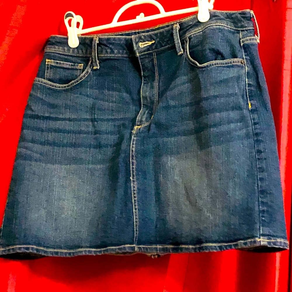 Denim Skirt. Gently used